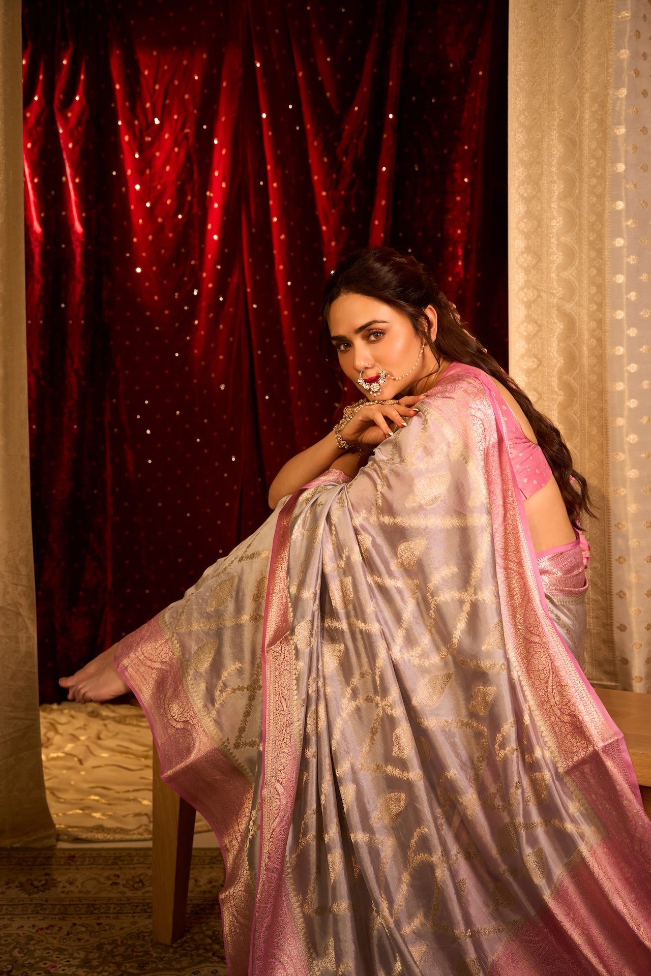 Indira |  Pure Dupion Silk