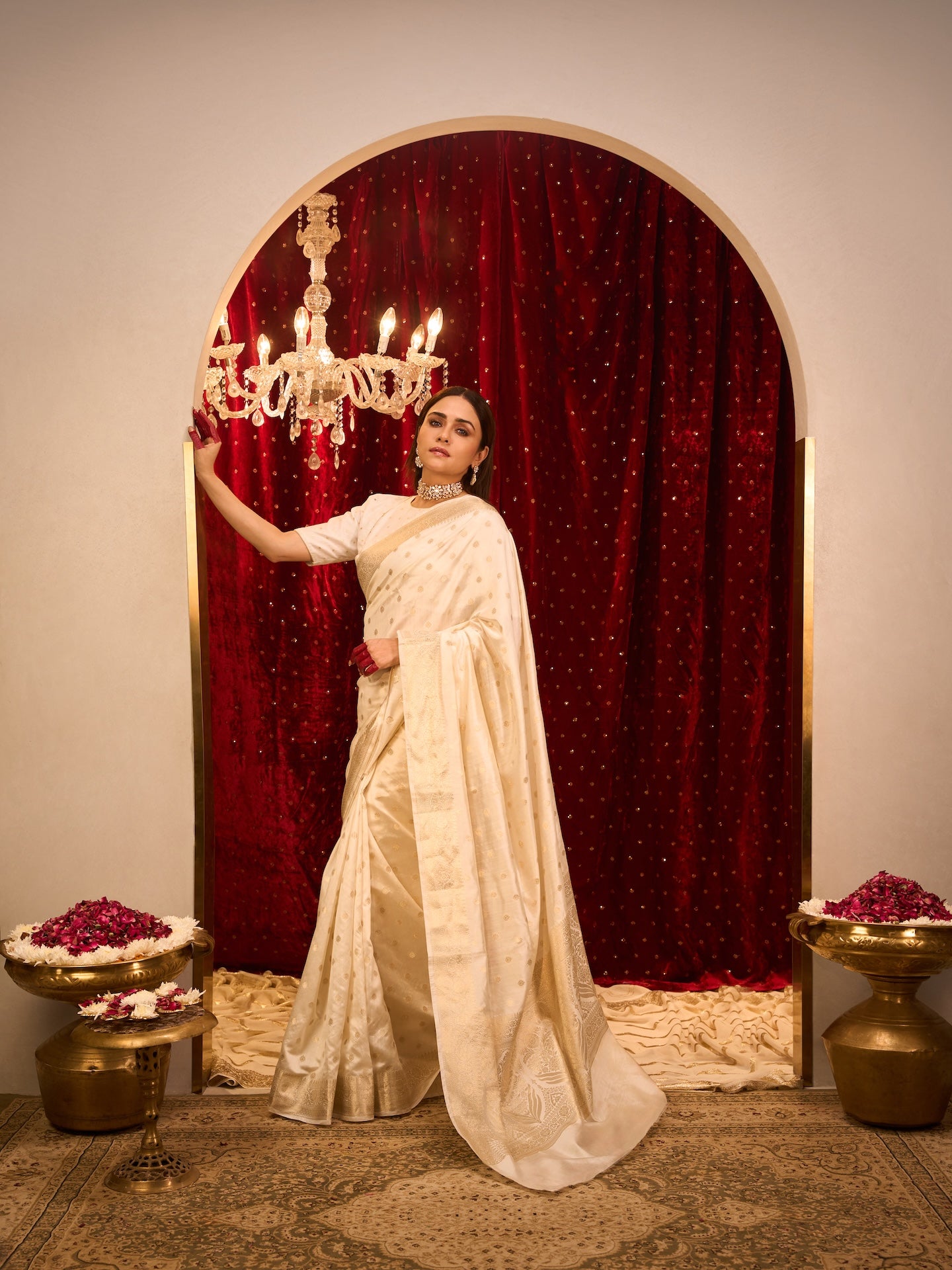 Chandra Prabha |  Pure Dupion Silk