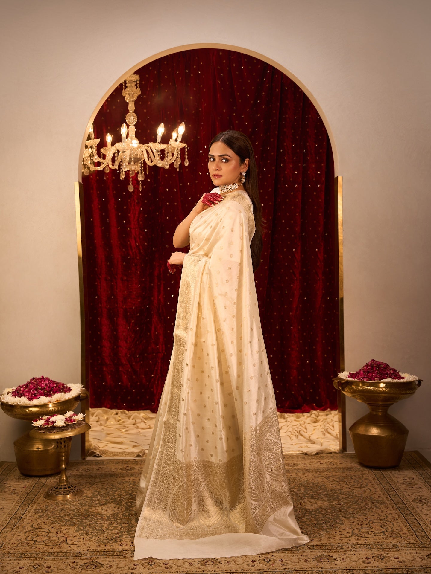 Chandra Prabha |  Pure Dupion Silk