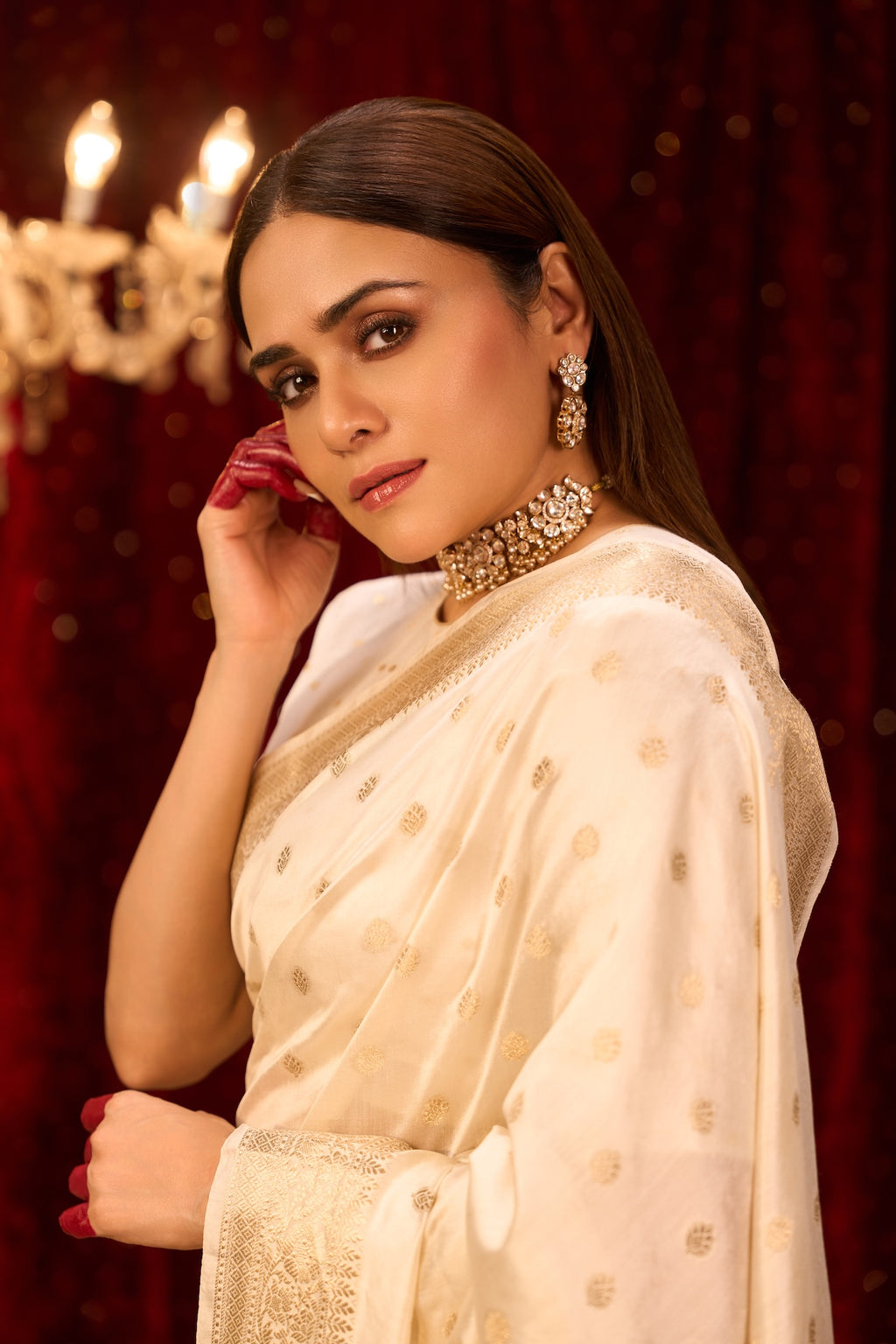 Chandra Prabha |  Pure Dupion Silk