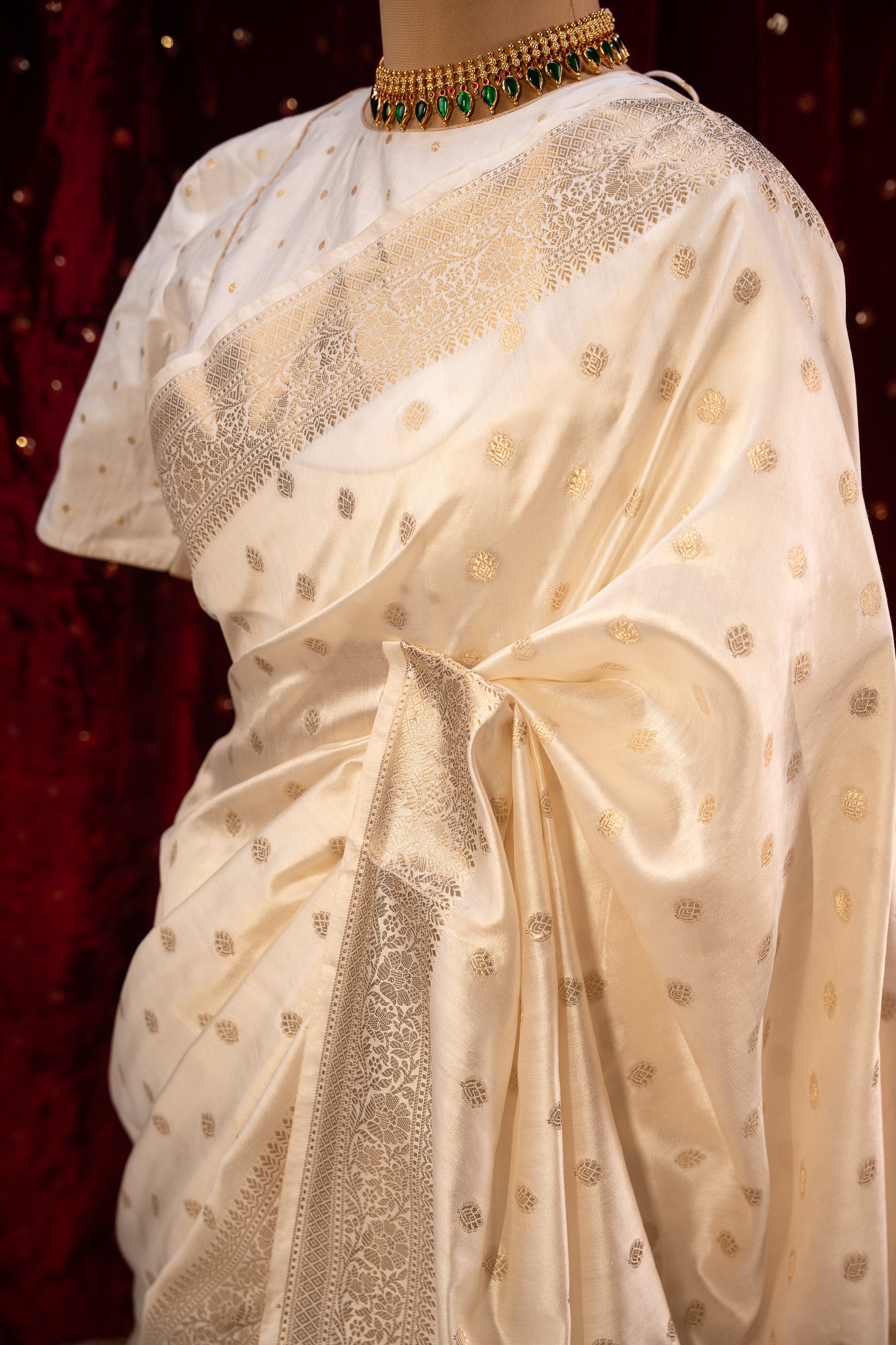 Chandra Prabha |  Pure Dupion Silk