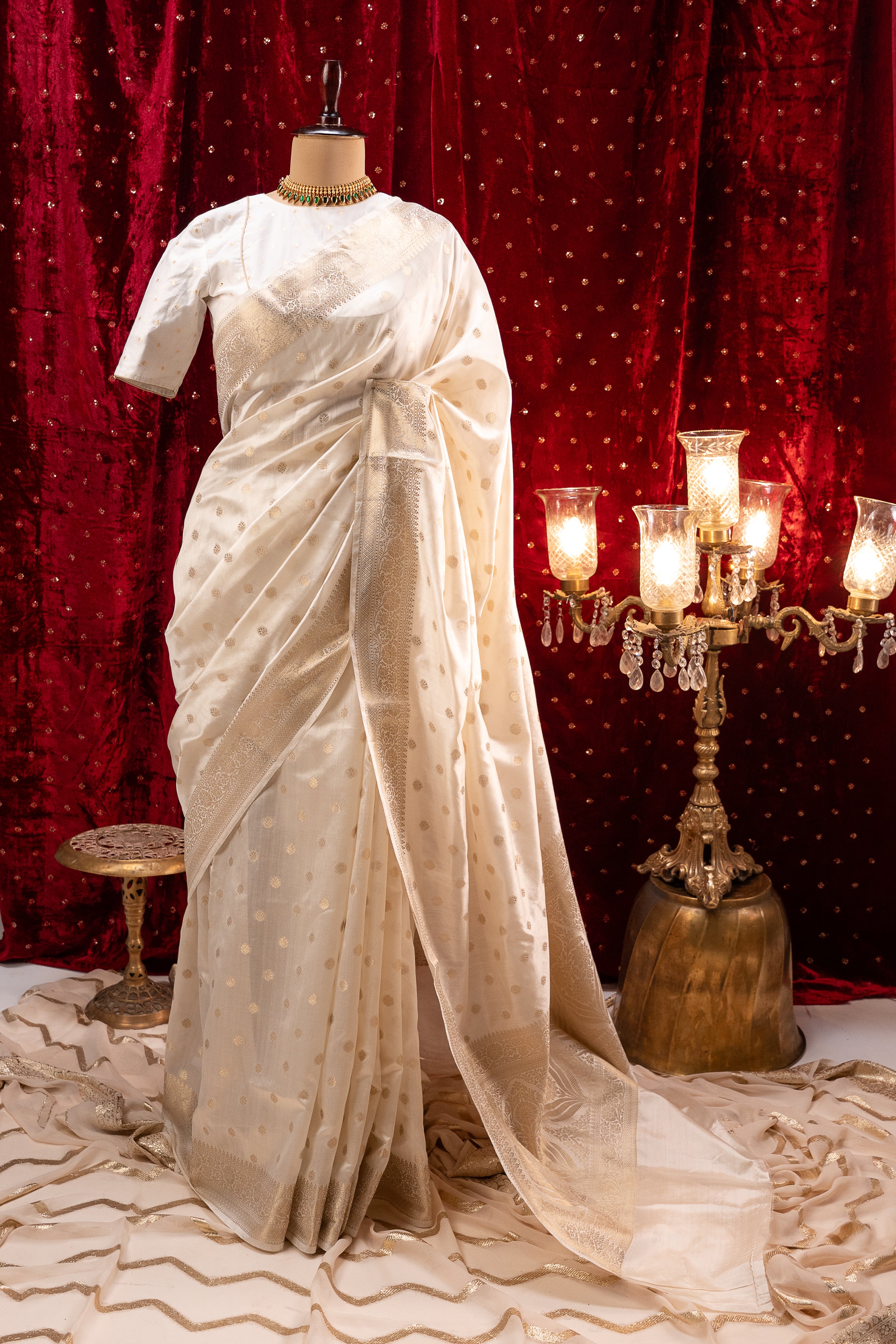 Chandra Prabha |  Pure Dupion Silk