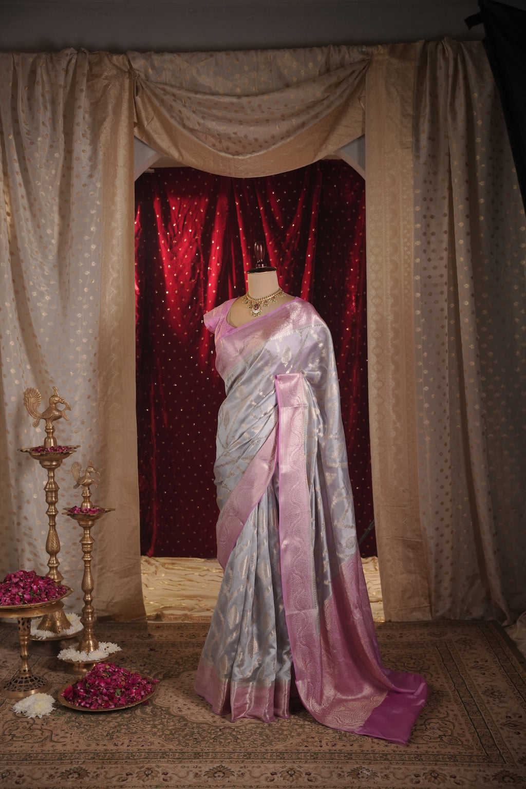 Indira |  Pure Dupion Silk